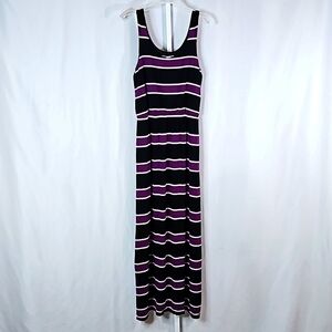 White House Black Market Purple Maxi Dress Size Small